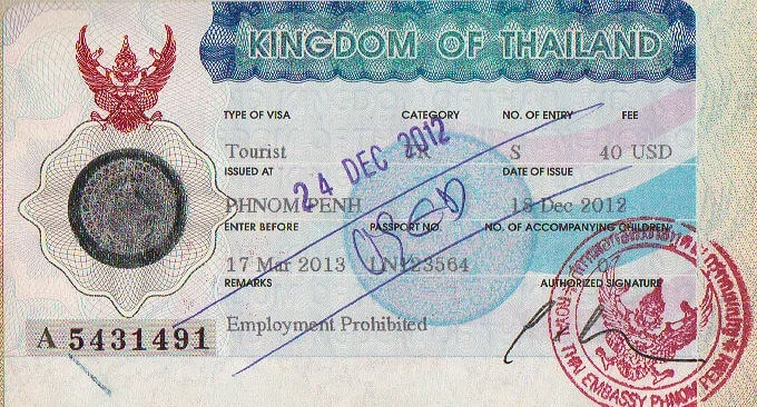 CMLocals Chiang Mai Locals Visa Extensions non-immigrant visa stamp showing approval for extension